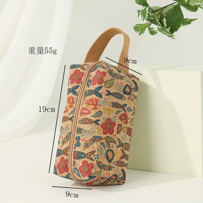 Portable large capacity cosmetics bag