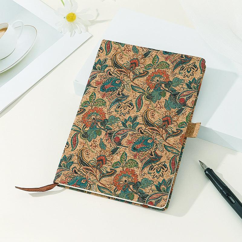 Vintage flower A5 notebook