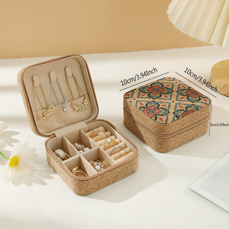 Vintage printed jewelry box