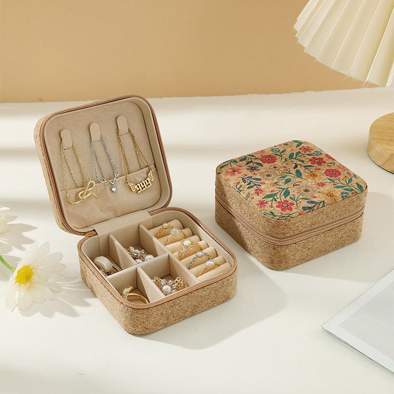 Vintage printed jewelry box